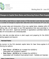 Briefing 24 - Changes to Capital Item Rates and Securing Future Plant Supply